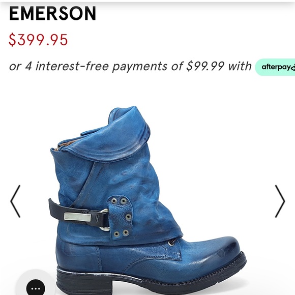 A.S.98 Emerson Italian Zipper Boho Biker Rust Distressed Boots EU41/US10.5 TTS - Picture 13 of 13